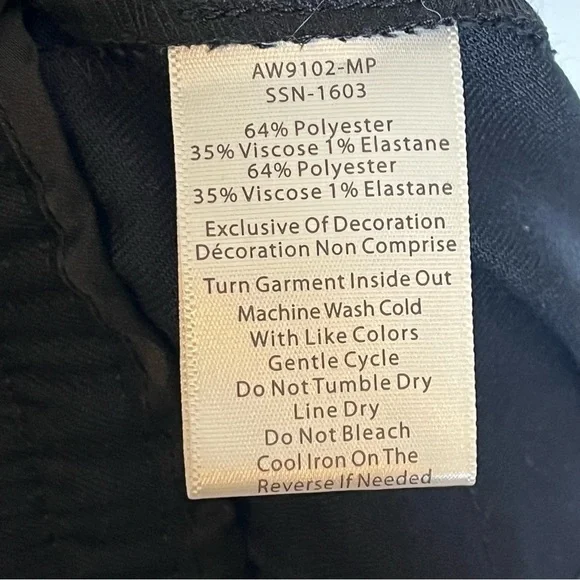 Atm Anthony Thomas Melillo Easy Fit Cropped Straight Leg Pants Size 8 - Picture 11 of 11